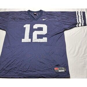 Penn State Nittany Lions Nike Team Football Jersey #12  Men’s XXL Vintage *READ